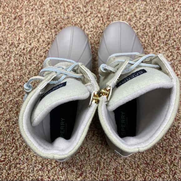 Sperry Ivory Duck Boots NWT - Picture 3 of 10